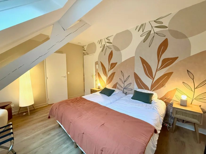 La quatrième chambre, deux lits simples jumelables