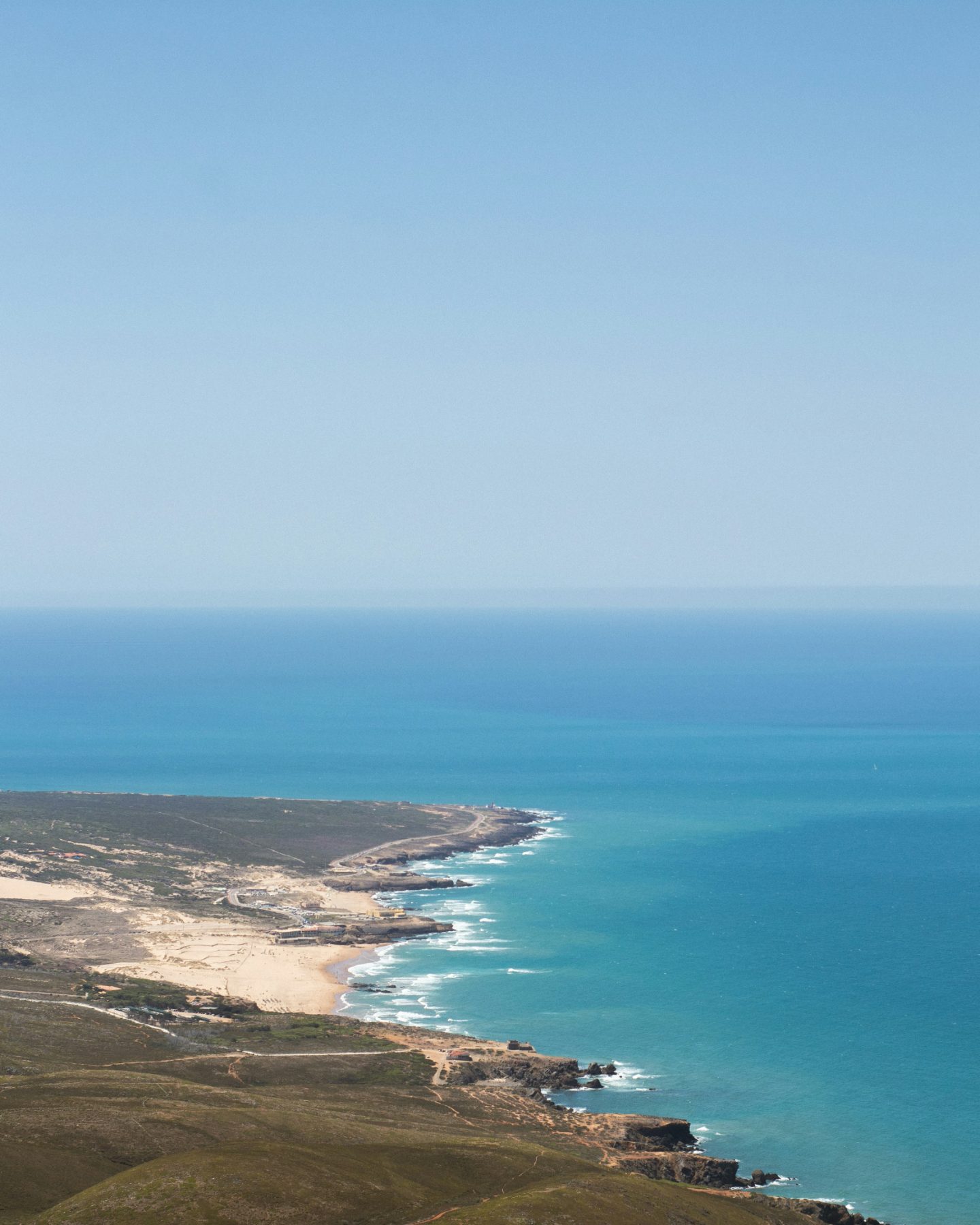 Le littoral vu depuis les hauteurs du cap
