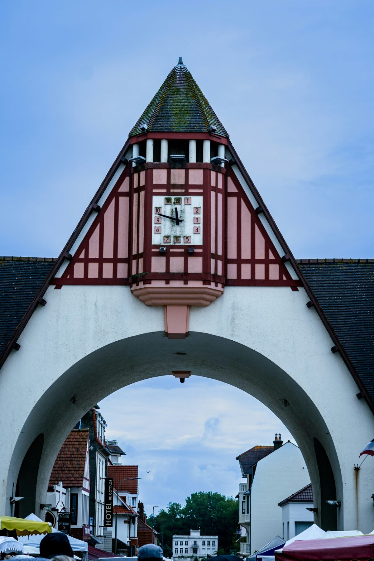 La halle du marché du Touquet