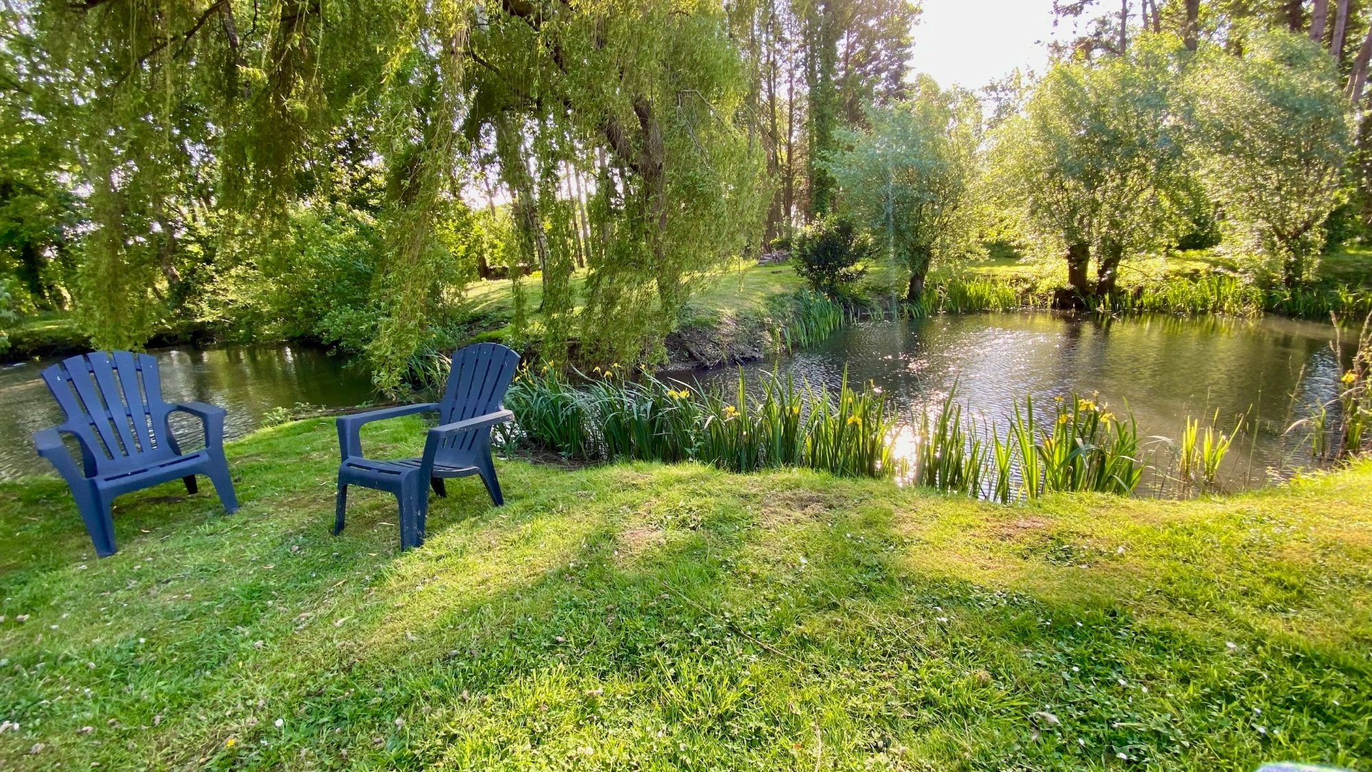 L'étang au bord du parc, à Saint-Josse